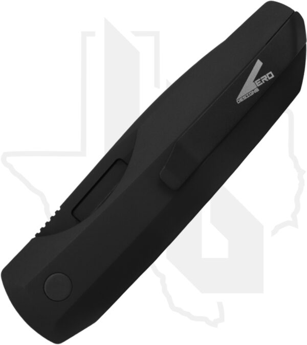 Protech Vero Synapse BSA25.VERO.1 - Black Aluminum, Burlap Canvas Micarta - Image 2