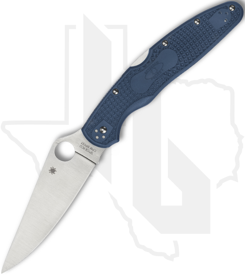 Spyderco Police 4 Lightweight C07PCBL4 - Cobalt Blue