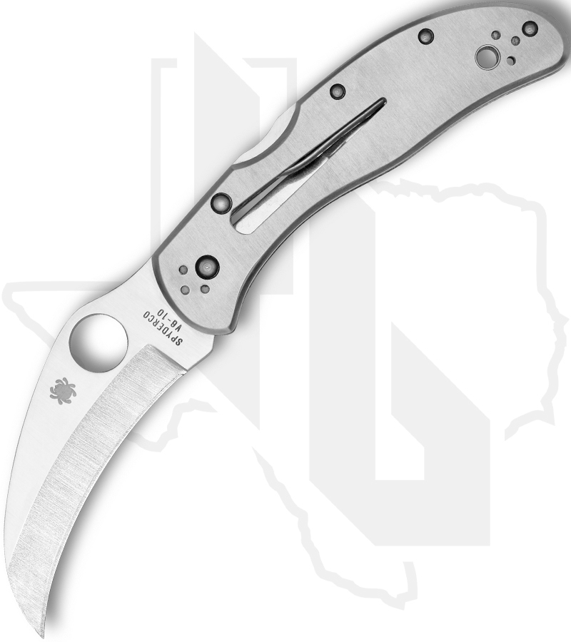 Spyderco Harpy C08P - Stainless, PlainEdge