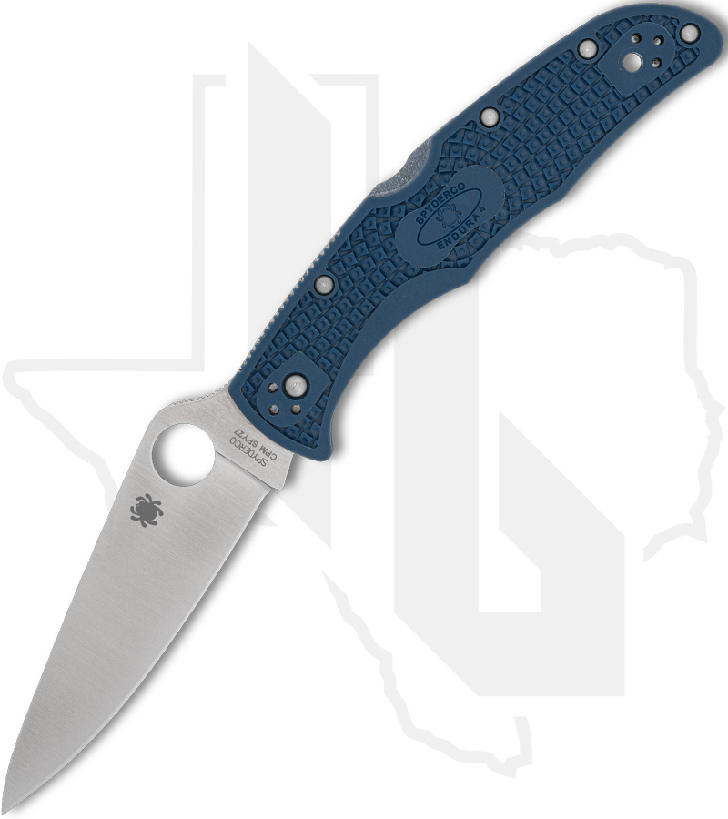 Spyderco Endura 4 C10PCBL - Cobalt Blue, FRN