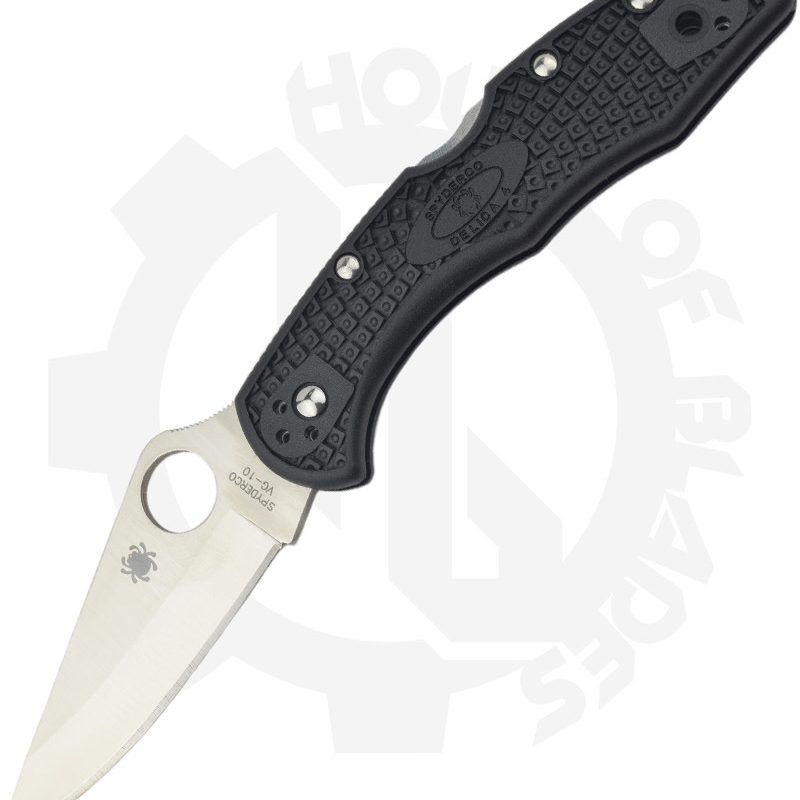 Spyderco Delica 4 C11PBK - Black, FRN