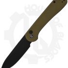 CIVIVI Button Lock Elementum C2103B - OD Green, Micarta