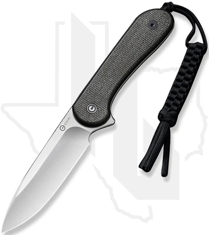 CIVIVI Fixed Blade Elementum C2105B - Dark Green Micarta, Satin