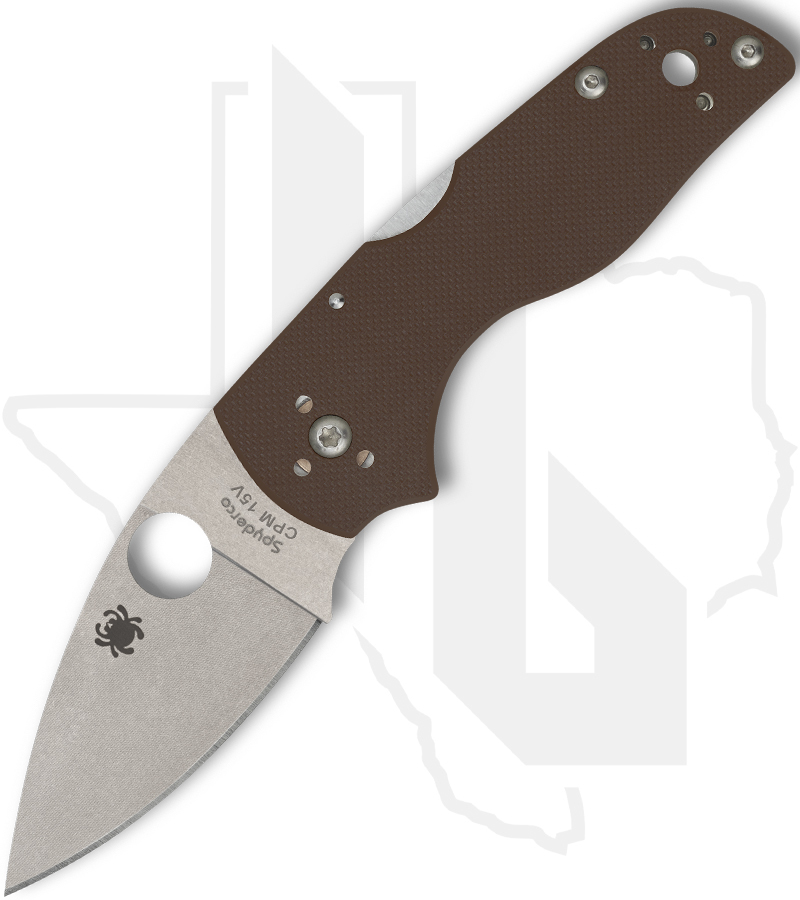 Spyderco Lil Native C230MBGPBN15V - Brown G-10