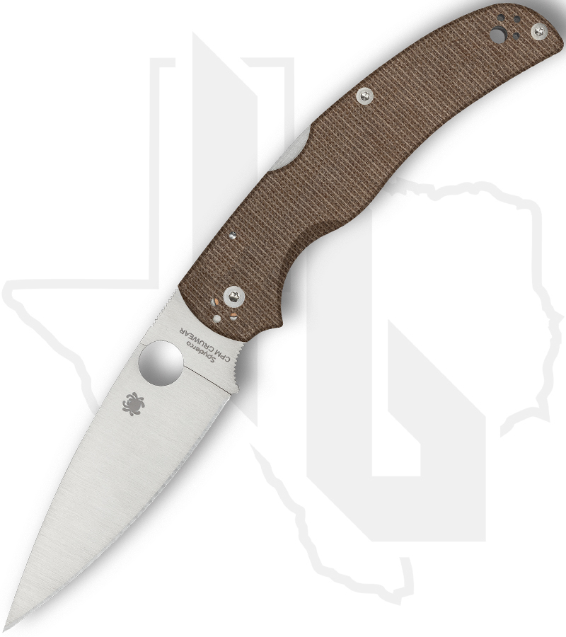 Spyderco Native Chief C244MPCW - Brown Canvas Micarta