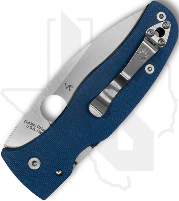 Spyderco Bodacious C263GPCBL - Blue G-10 - Image 2