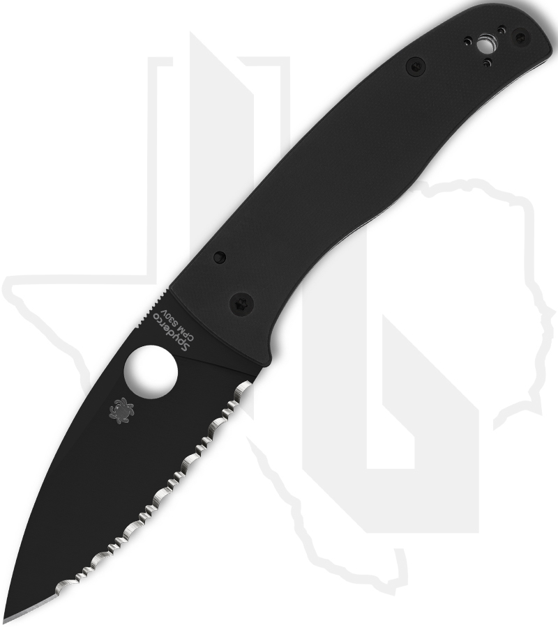 Spyderco Bodacious C263GSBK - Black G-10, SpyderEdge
