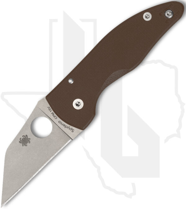 Spyderco MicroJimbo C264GPBN15V - Brown G-10