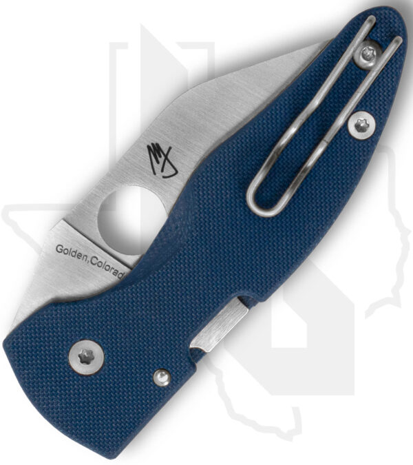 Spyderco MicroJimbo C264GPCBL - Cobalt Blue - Image 2