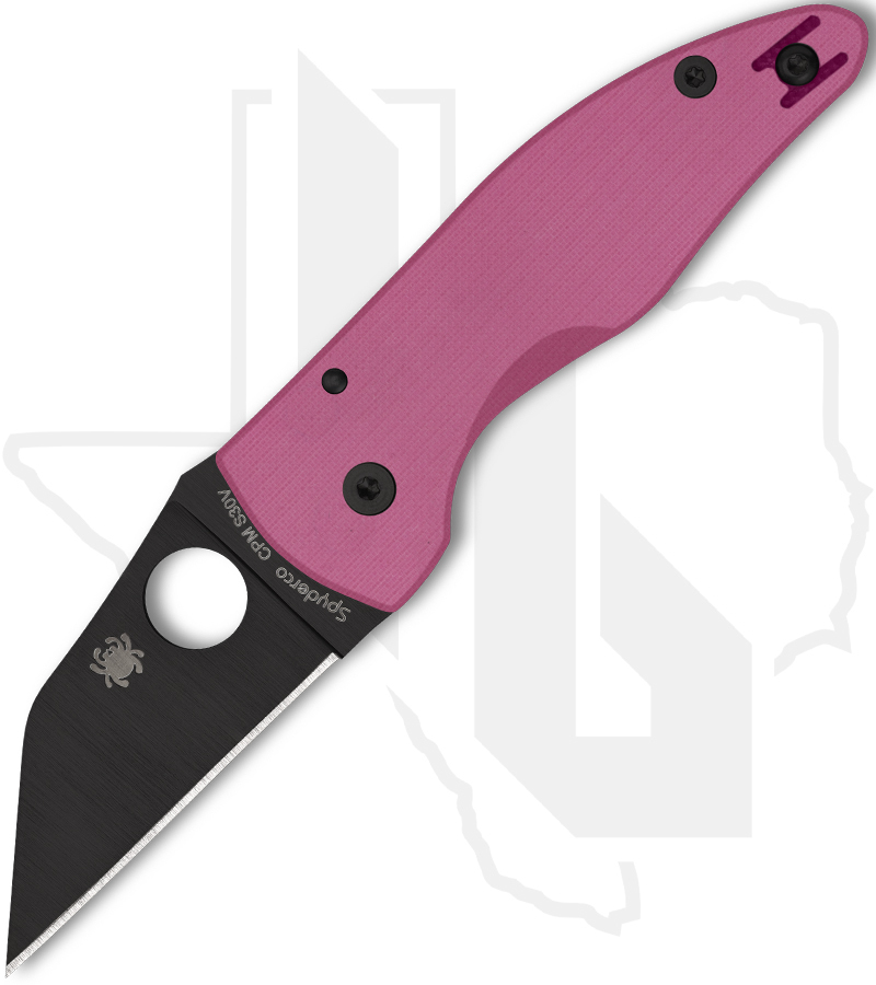 Spyderco MicroJimbo C264GPNBKP - Pink, G-10, Black