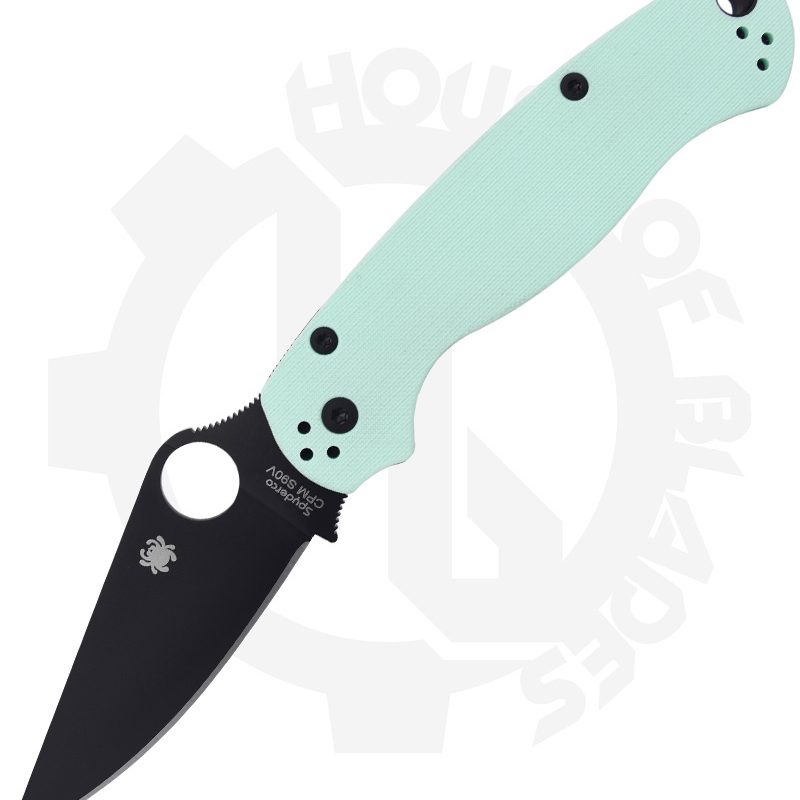 Spyderco Paramilitary 2 C81GPTLBK2 - Teal