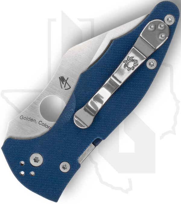Spyderco Yojimbo 2 C85GPCBL2 - Cobalt Blue - Image 2