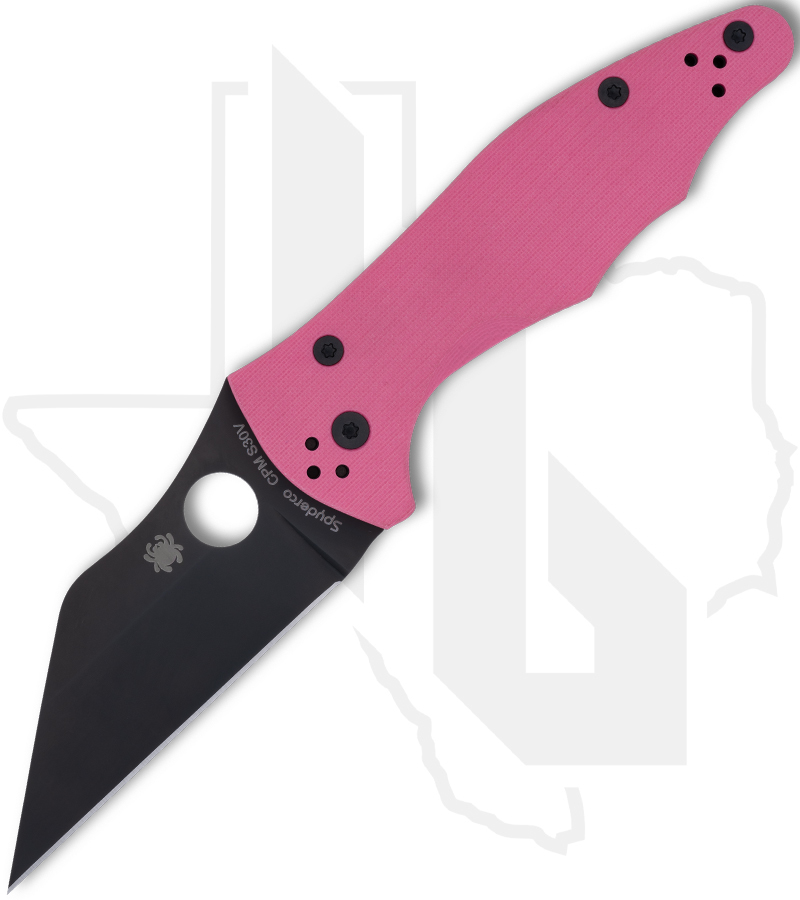 Spyderco Yojimbo 2 C85GPNBKP2 - Pink, G-10