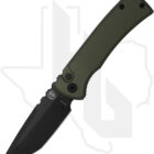Chaves Knife and Tool Redencion CK-1A10-2G3F-6D2 - Green Aluminum, DLC, Tanto Edge