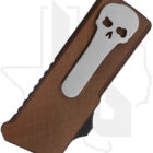 Chaves Knife and Tool Chub Utility OTF CK-8C11-5F6F-3D16 - Brown Crosshatch - Image 2
