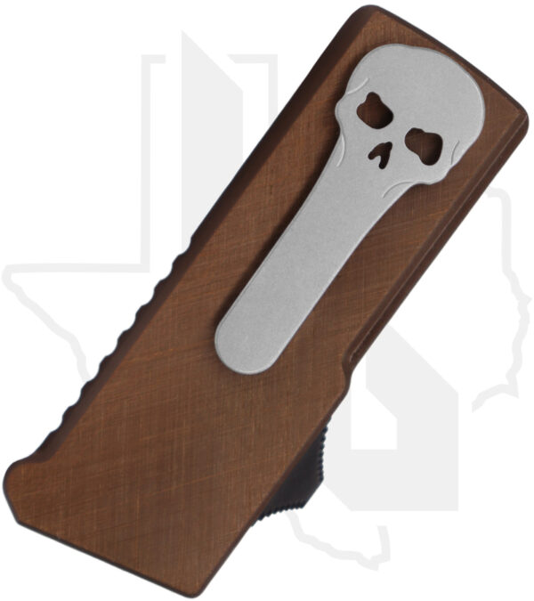 Chaves Knife and Tool Chub Utility OTF CK-8C11-5F6F-3D16 - Brown Crosshatch - Image 2