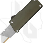 Chaves Knife and Tool Chub Utility OTF CK-8C11-5F6F-3D2 - OD Green Crosshatch