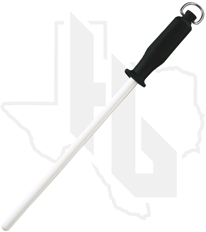 Messermeister 1200 Grit Ceramic Sharpening Rod 12" CR-12F - Black