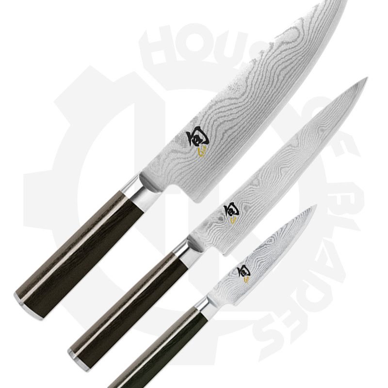 Shun Three Piece Starter Set DMS300 - Black