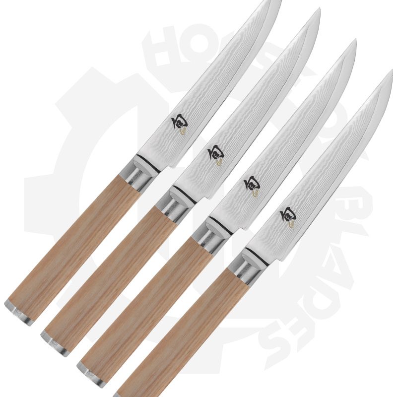 Shun 4 Pc Steak Knife Box Set DMS400W