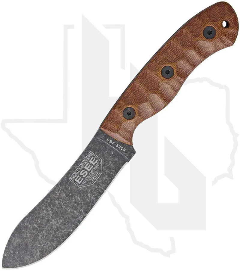 ESEE JG5 ESEE-JG5 - Brown, Jigged Micarta