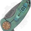 Curtiss Custom Knives Compact F3-COM-SP-1 - Antique Green, Titanium - Image 3