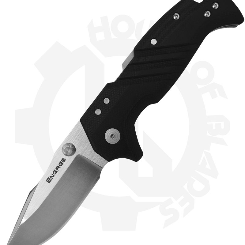 Cold Steel 3.5 in. Engage FL-35DPLC - Black, Clip Point