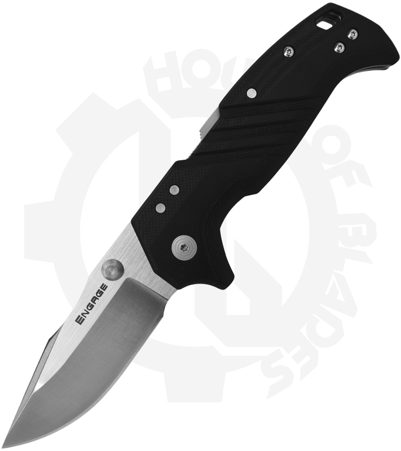 Cold Steel 3.5 in. Engage FL-35DPLC - Black, Clip Point