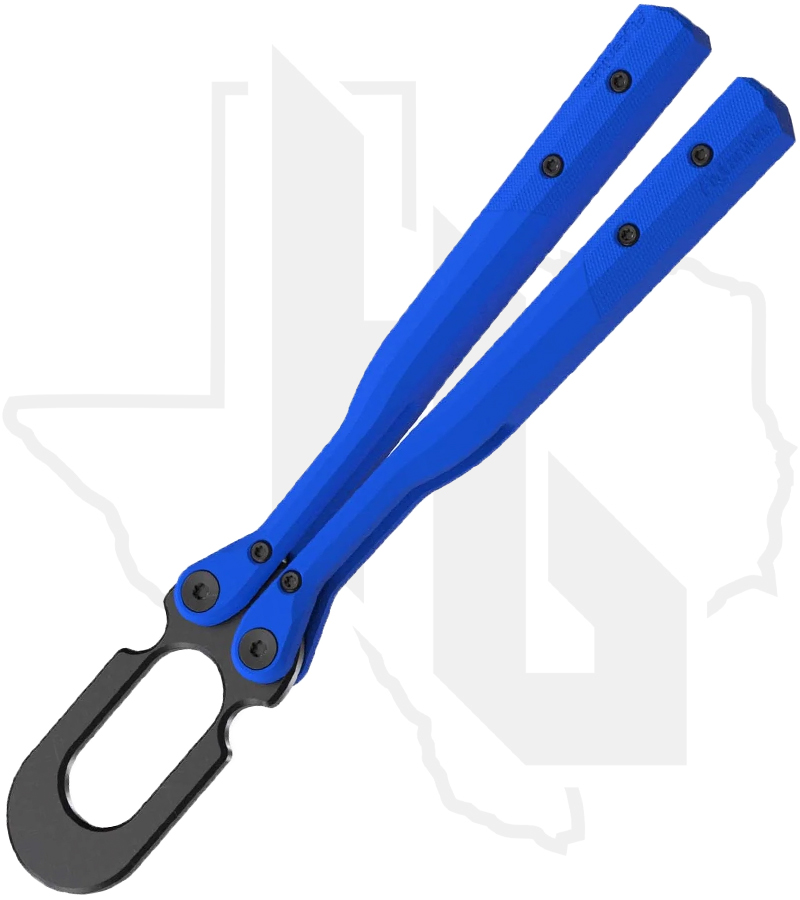 Flytanium U.F.O. Flipping Object FLY-1260SB - Static Blue, Black Coated
