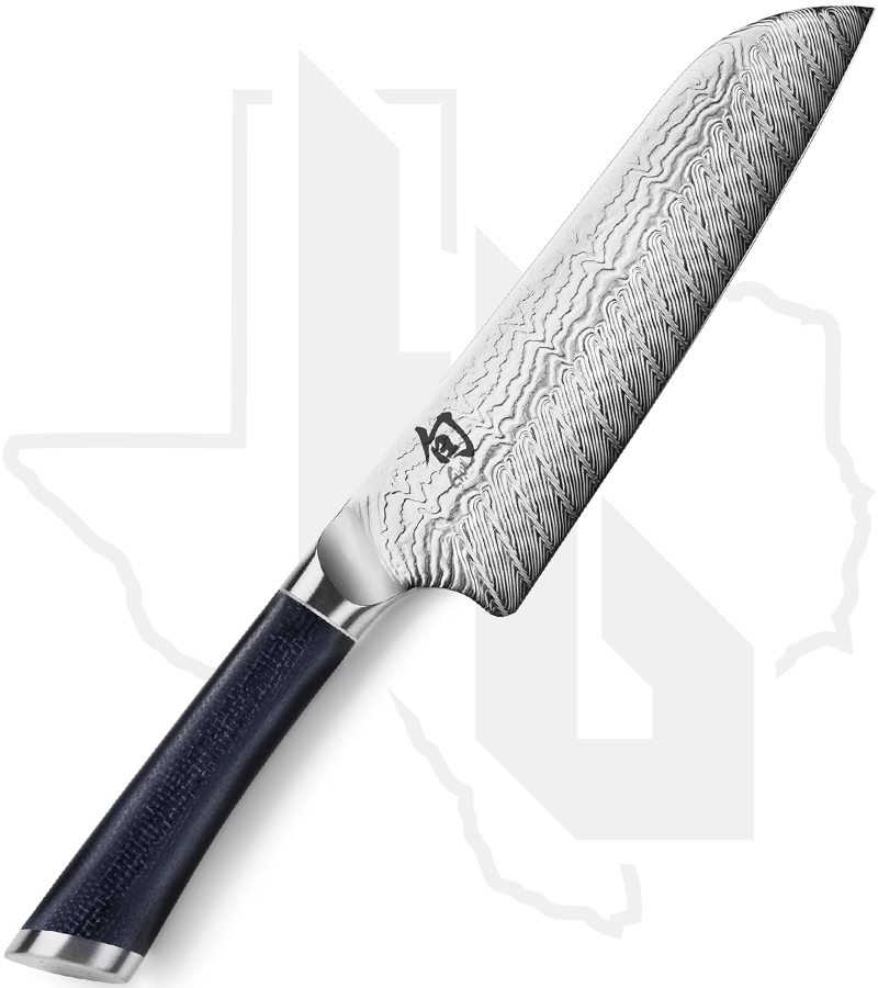 Shun 7 in. Santoku FRD0702 - Jute Micarta