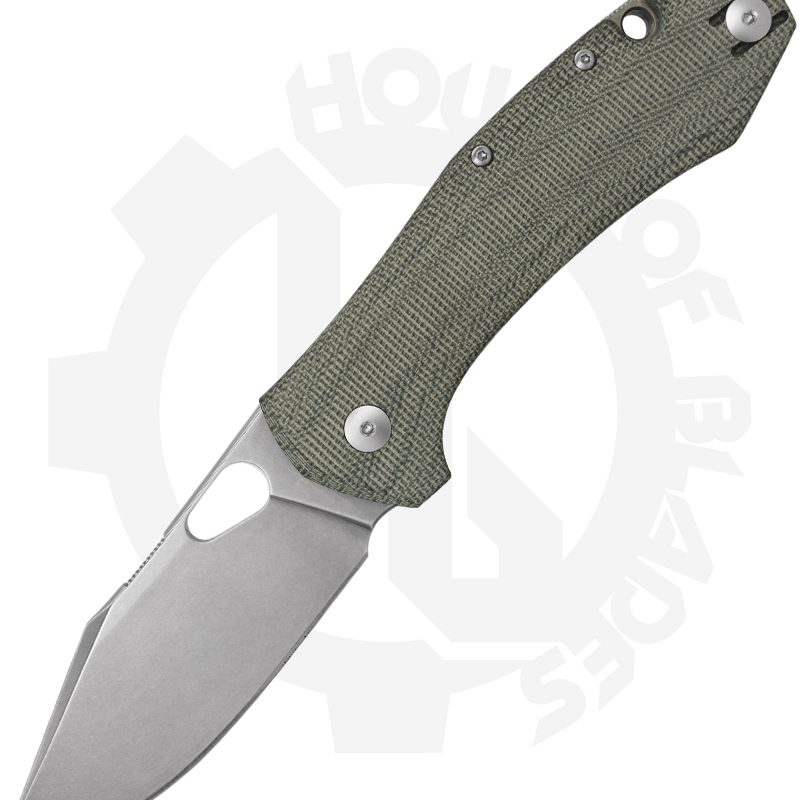GiantMouse Grand GRAND-GRN-MICARTA - Green Canvas Micarta