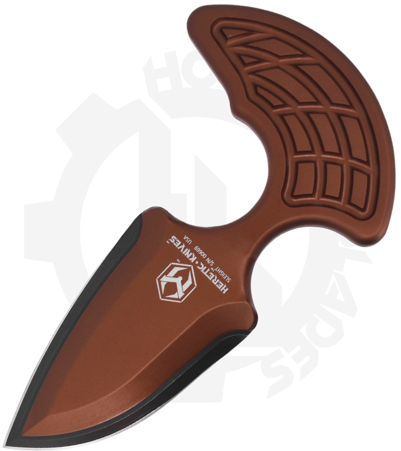 Heretic Knives Sleight H050-6A-BRZ - Bronze, DLC