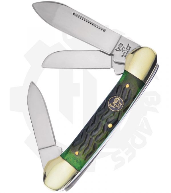 Hen & Rooster Canoe HR-353L-AGB - Antique Green Bone