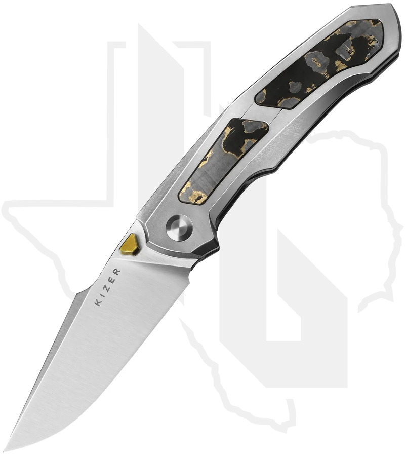 Kizer Feweed Ki3694A4 - Titanium, Camo Carbon Gold