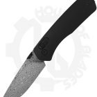 The James Brand The Carter KN108147-00 - Black, Micarta, Damascus