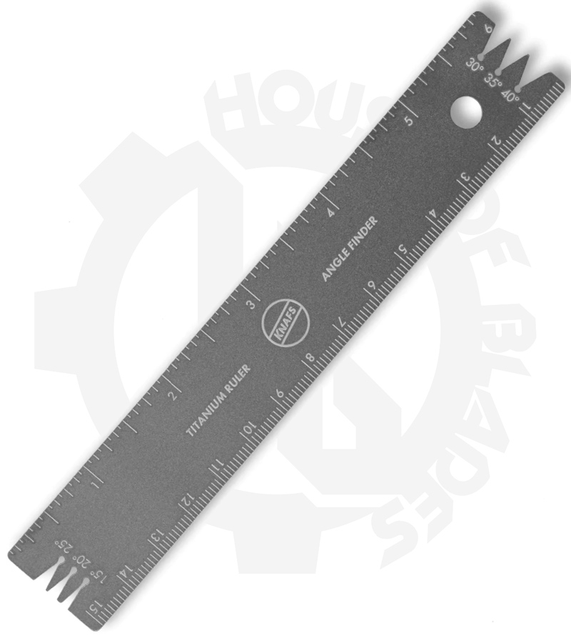 KNAFS Ruler Knife Angle Finder KNAFS-00014 - Titanium