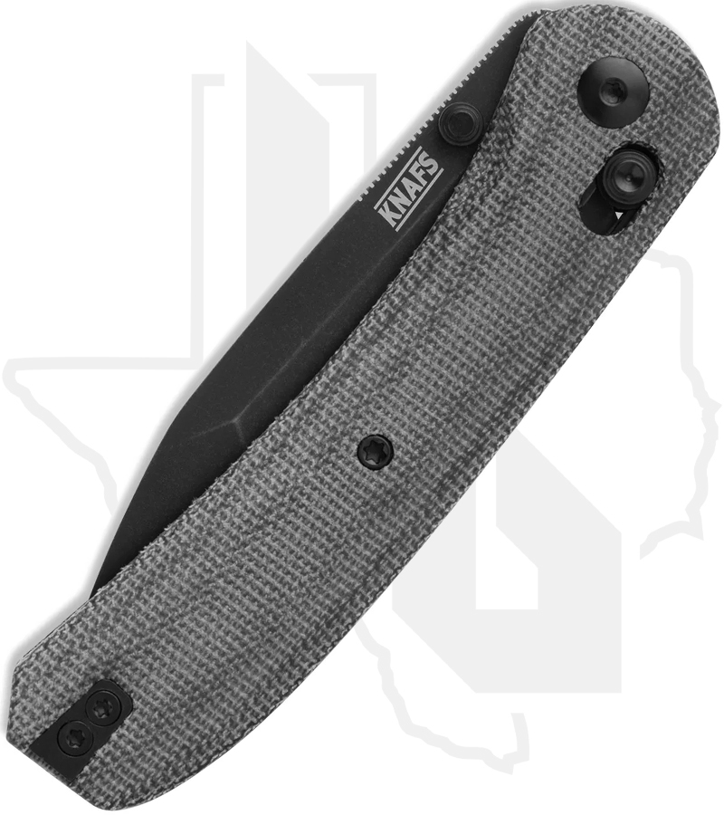 KNAFS Lander 2 KNAFS-00407 - Tanto, Black Micarta - Image 2