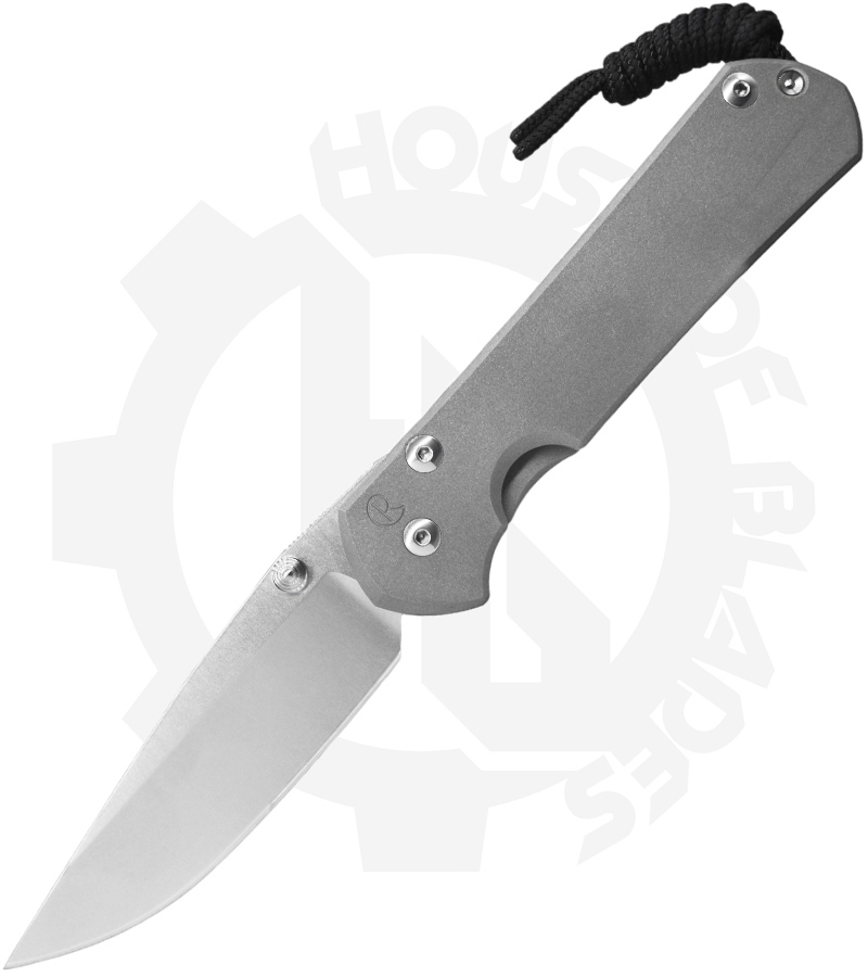 Chris Reeve Knives Large Sebenza 31 L31-1000-SLV - Titanium, S45VN, Silver Hardware