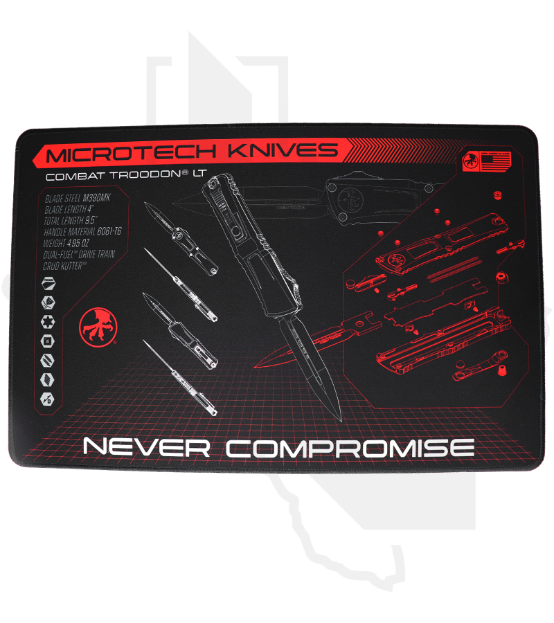 Microtech Combat Troodon Mat MAT-CT - Black