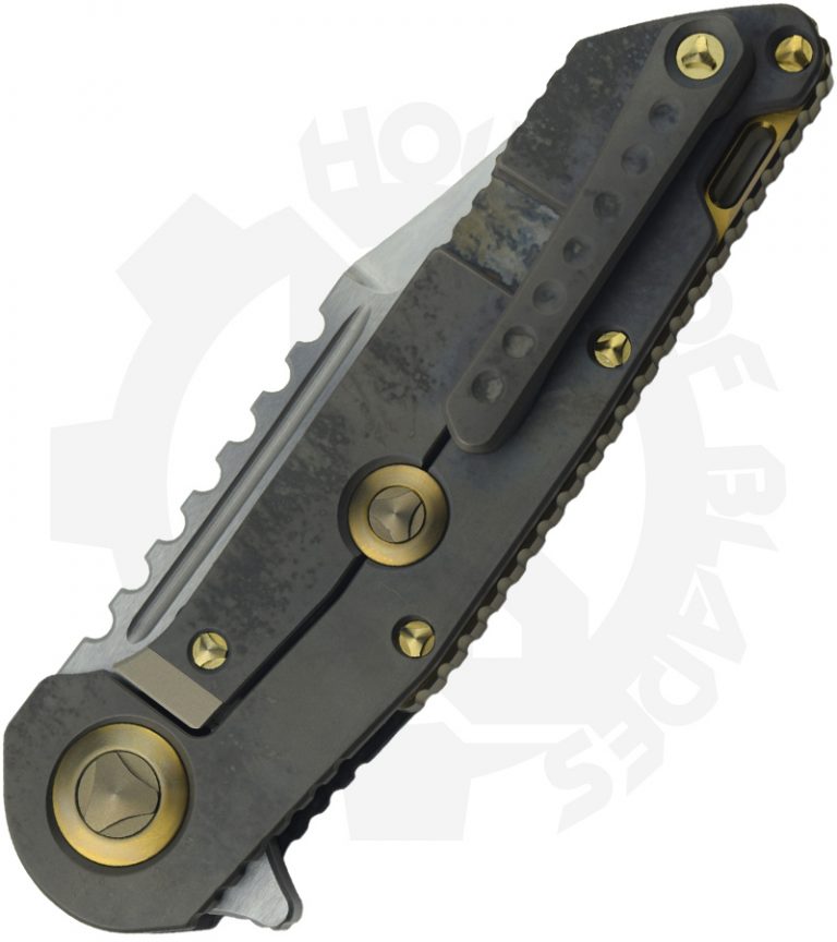 Microtech Bronzed MCKWRHNDCF Carbon Fiber House of Blades