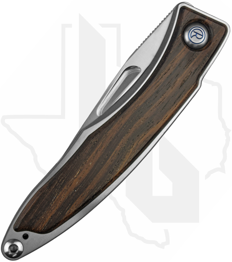 Chris Reeve Knives Mnandi MNA-1016 - Titanium, Magnacut, Macassar Ebony Inlay - Image 2