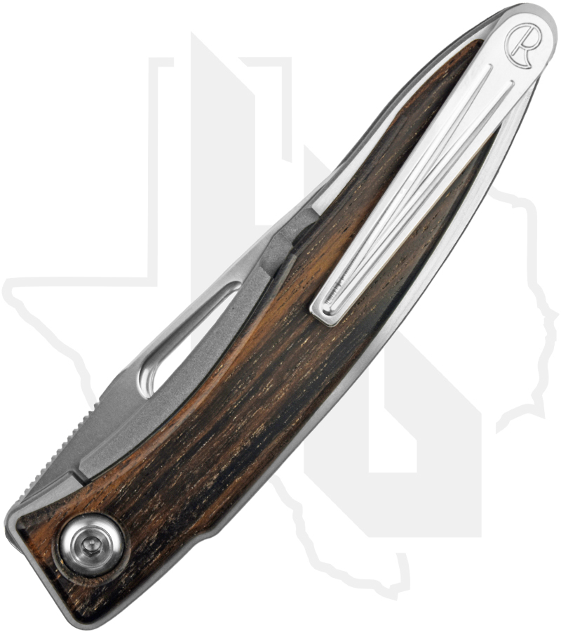 Chris Reeve Knives Mnandi MNA-1016 - Titanium, Magnacut, Macassar Ebony Inlay - Image 3