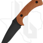 Toor Knives  MULLET-S - Yellow Micarta, Red G-10 Liner