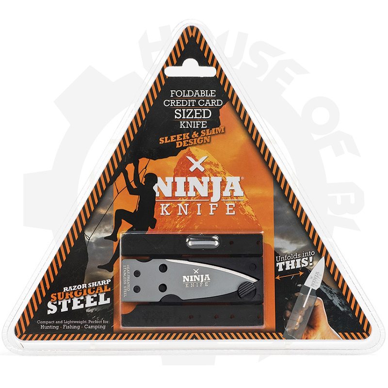 Wallet Ninja Ninja Knife Single NINJA401 - Black