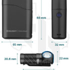 Olight Perun 3 Mini Headlamp & Flashlight, Kit PERUN3MINIKITBK - Black - Image 2