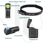 Olight Perun 3 Mini Headlamp & Flashlight, Kit PERUN3MINIKITBK - Black - Image 3