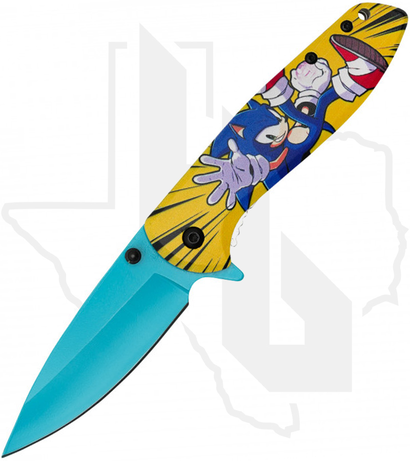 Wuu Jau Hedgehog PF93A - Blue, Graphic Handle