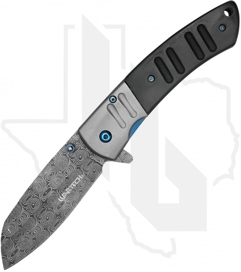 Wuu Jau Wartech PWT141BK - Wood, Etched Damascus