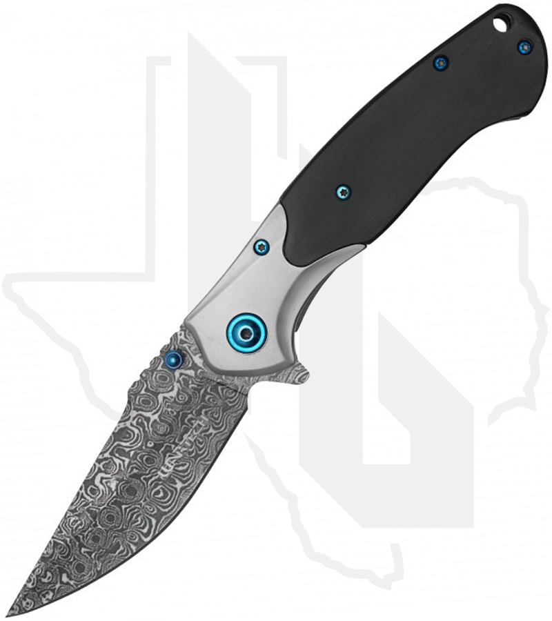 Wuu Jau Wartech PWT142BK - Wood, Etched Damascus