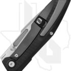 Null Knives and Tool Raiden R2 - Type S R2-S-MILLED-PVD - Black PVD Titanium, Dark Stonewash - Image 2